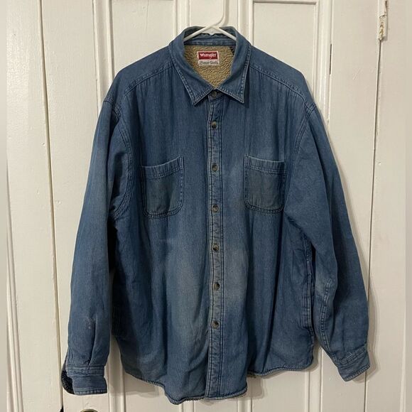 Wrangler denim shirt jacket  - Picture 1 of 8